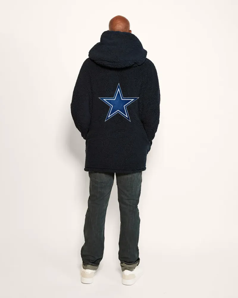 Dallas Cowboys Sherpa Lounger Jacket sold by Jill Martin