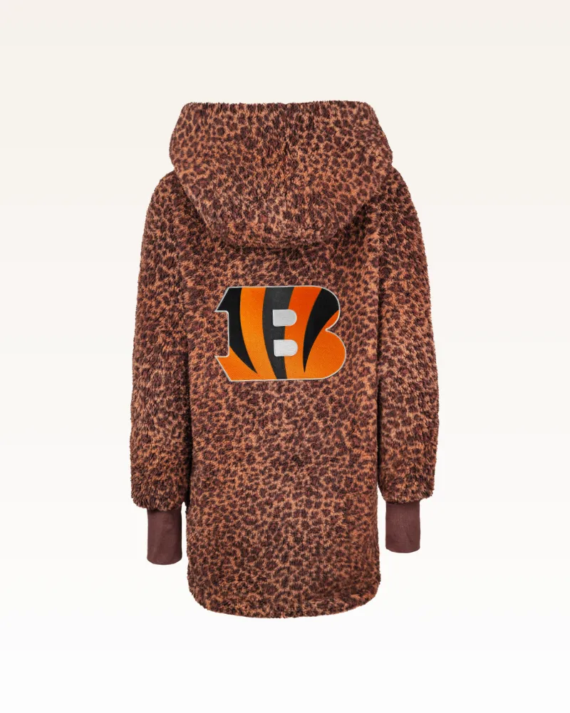 Cincinnati Bengals Sherpa Lounger Jacket sold by Jill Martin product image thumbnail 4