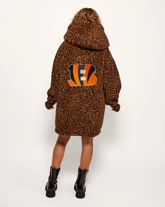 Cincinnati Bengals Sherpa Lounger Jacket sold by Jill Martin