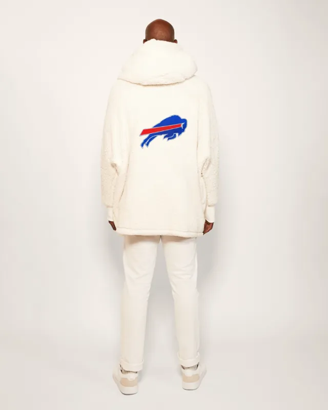 Buffalo Bills Sherpa Lounger Jacket made by Jill Martin