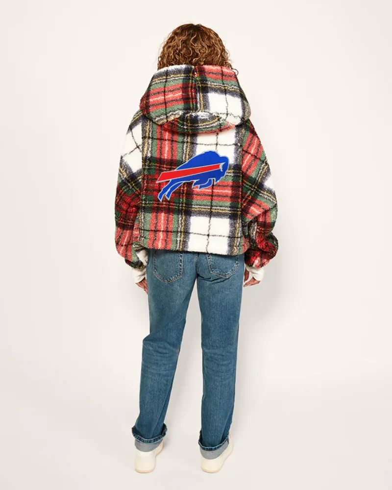 Buffalo Bills Cropped Sherpa Lounger Jacket sold by Jill Martin