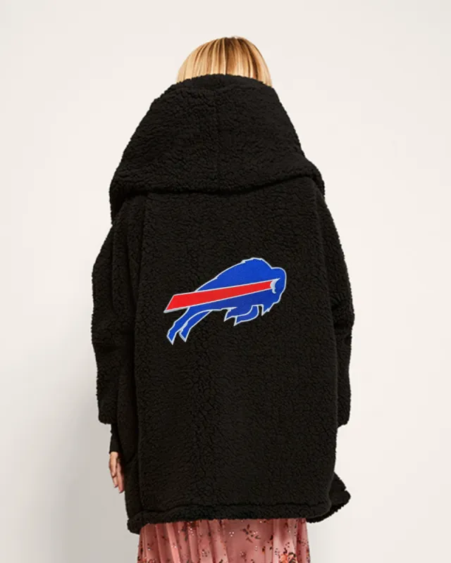 Buffalo Bills Sherpa Lounger Jacket made by Jill Martin