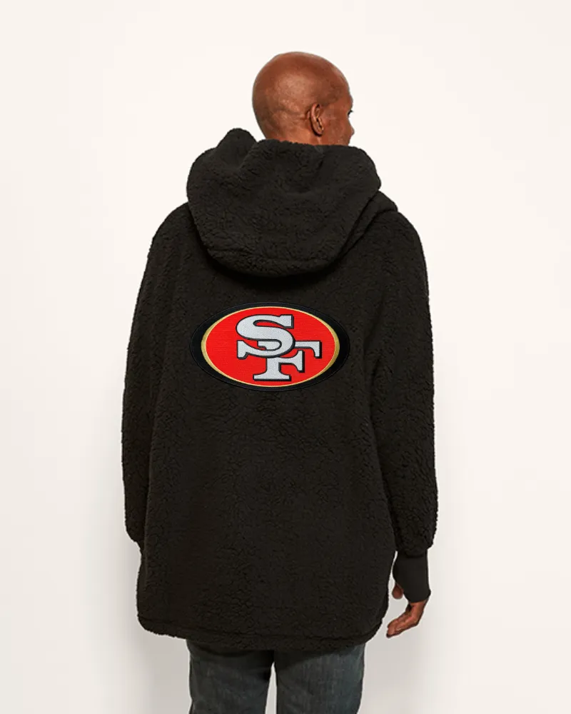 San Francisco 49ers Sherpa Lounger Jacket sold by Jill Martin