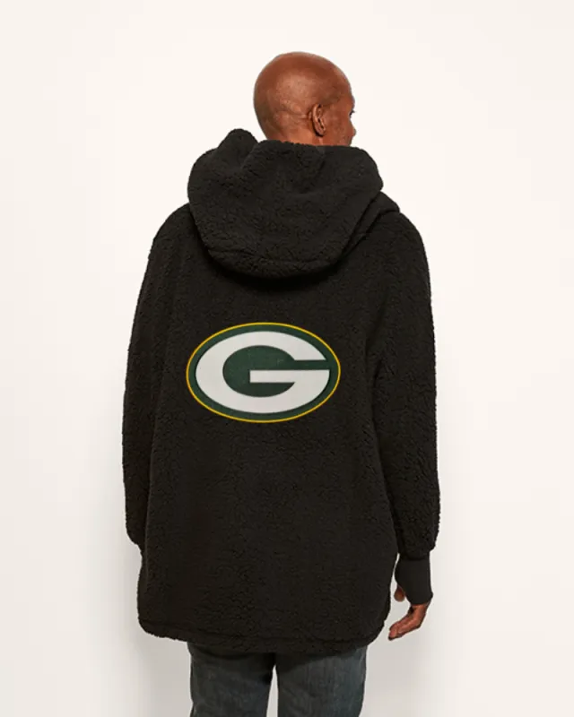 Green Bay Packers Sherpa Lounger Jacket sold by Jill Martin