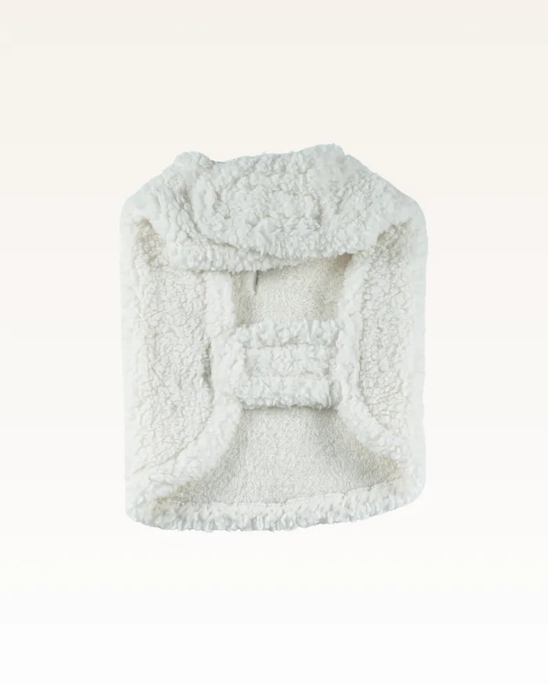 Beth's Furry Friends Sherpa Pet Jacket - Ivory sold by Jill Martin product image thumbnail 3