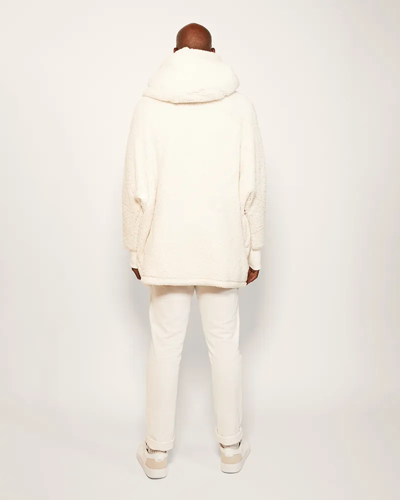 Classic Unisex Sherpa Lounger Jacket sold by Jill Martin product image thumbnail 5