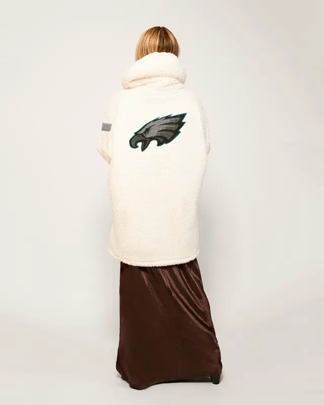 Philadelphia Eagles Remix Logo Sherpa Lounger Jacket sold by Jill Martin