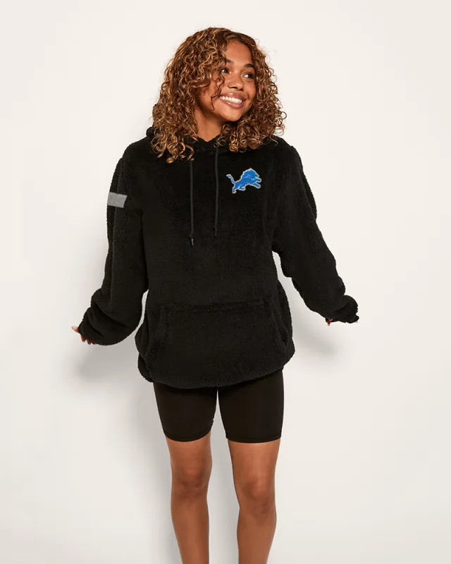 Detroit Lions Remix Logo Sherpa Hoodie sold by Jill Martin