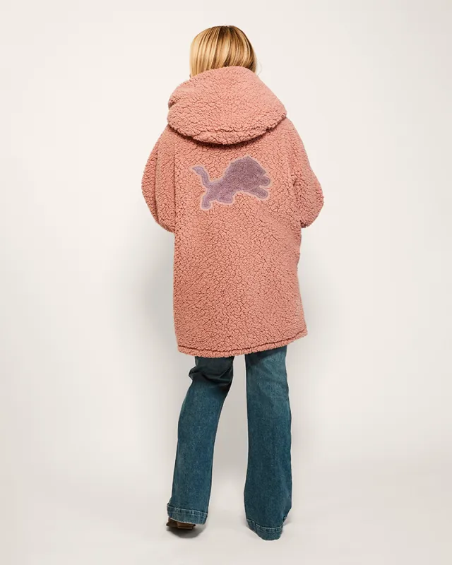Detroit Lions Bedazzled Logo Sherpa Lounger Jacket sold by Jill Martin