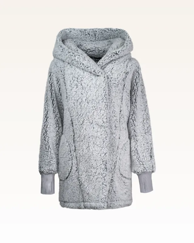 Classic Unisex Sherpa Lounger Jacket sold by Jill Martin