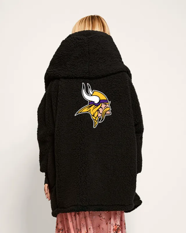 Minnesota Vikings Sherpa Lounger Jacket sold by Jill Martin