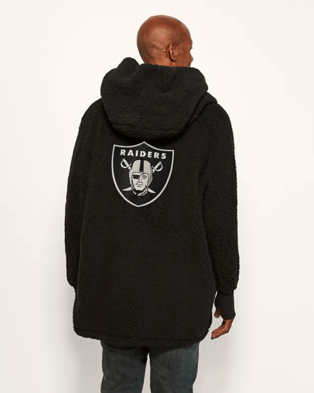 Las Vegas Raiders Sherpa Lounger Jacket sold by Jill Martin