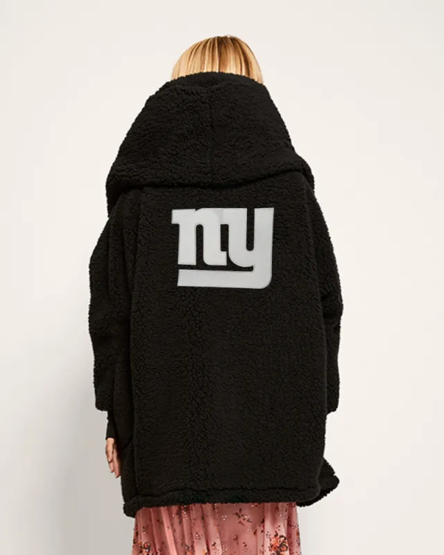 New York Giants Sherpa Lounger Jacket sold by Jill Martin
