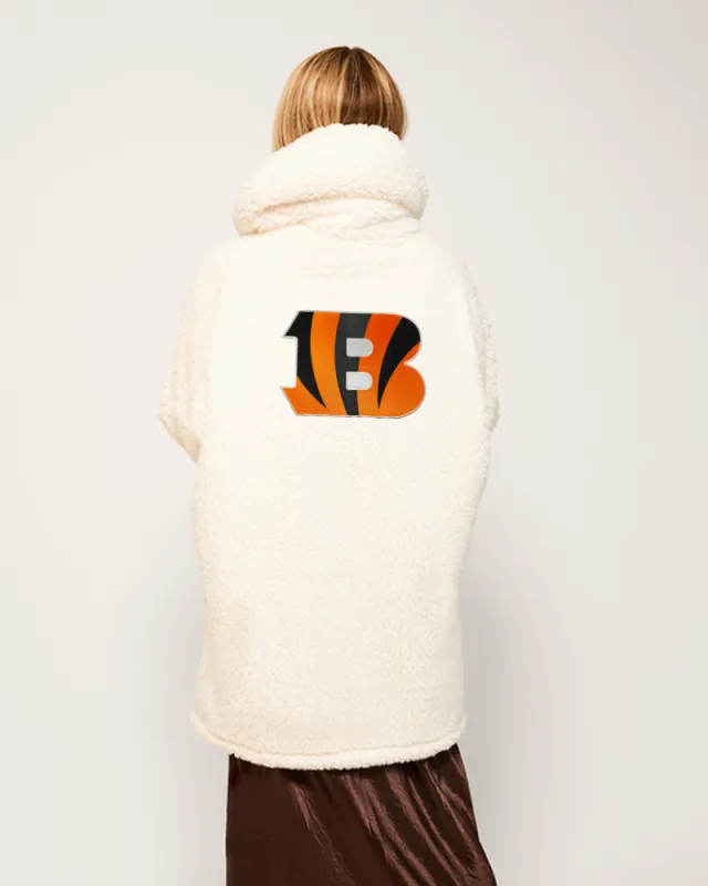 Cincinnati Bengals Sherpa Lounger Jacket sold by Jill Martin