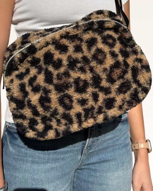 Oversized Sherpa Fanny Pack sold by Jill Martin