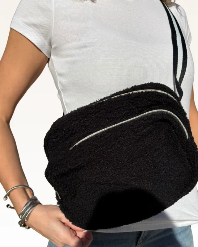 Oversized Sherpa Fanny Pack sold by Jill Martin