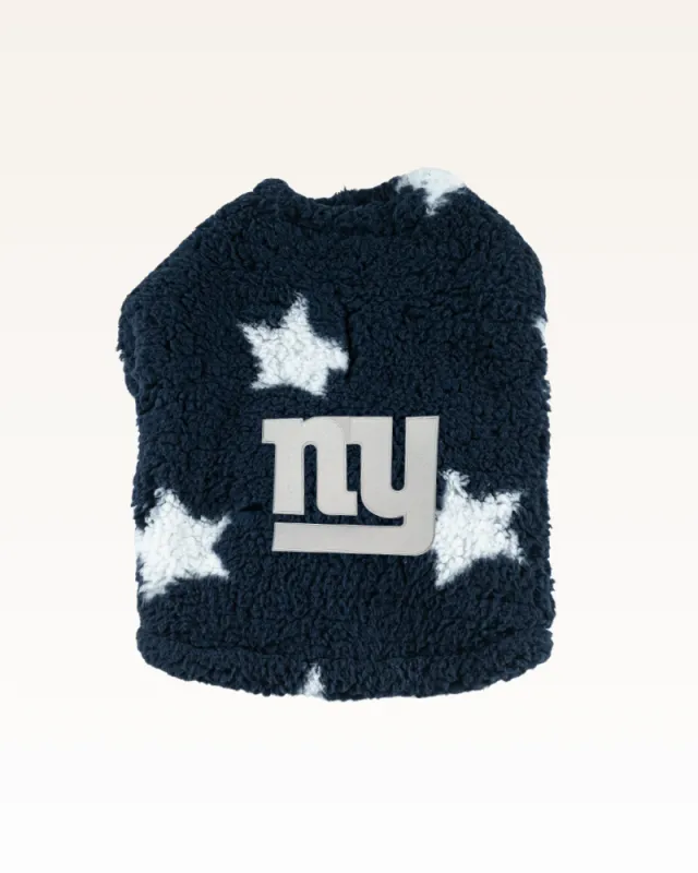 New York Giants Sherpa Pet Jacket sold by Jill Martin