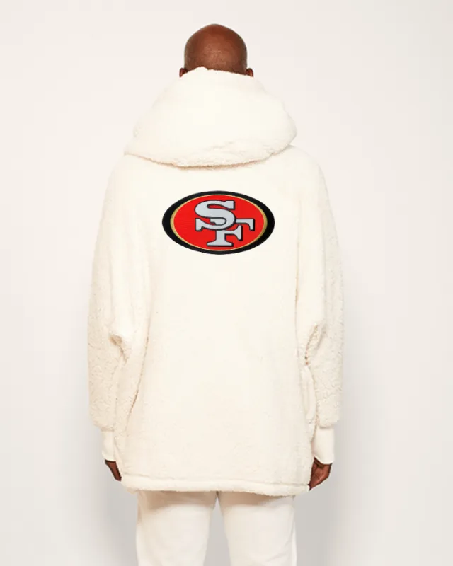 San Francisco 49ers Sherpa Lounger Jacket sold by Jill Martin