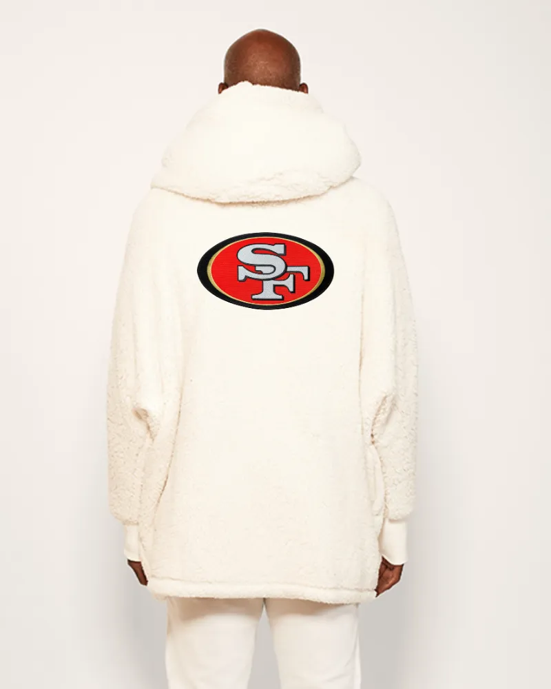 San Francisco 49ers Sherpa Lounger Jacket sold by Jill Martin