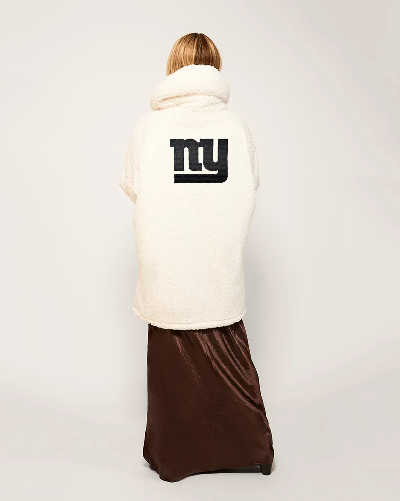 New York Giants Sherpa Lounger Jacket sold by Jill Martin