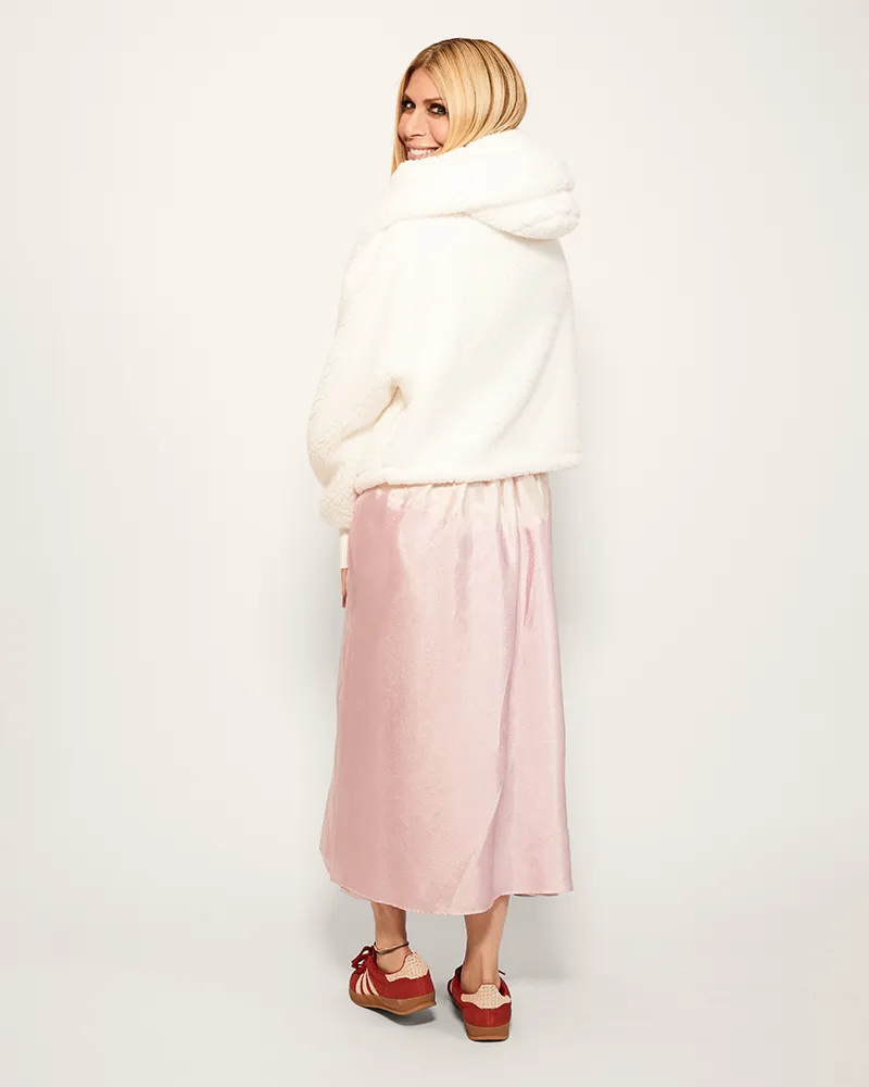 Classic Cropped Sherpa Lounger Jacket sold by Jill Martin product image thumbnail 4