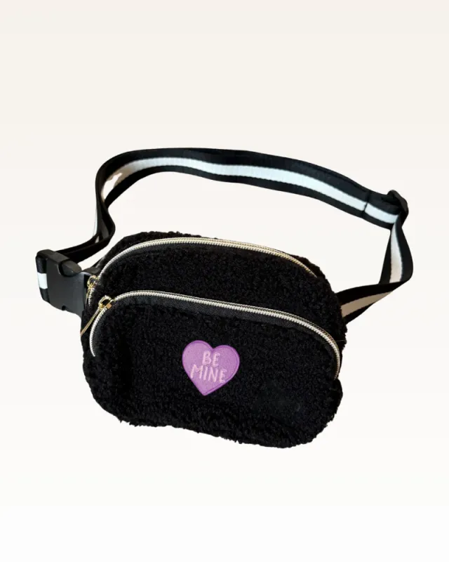 'Be Mine' Regulation Size Sherpa Fanny Pack sold by Jill Martin