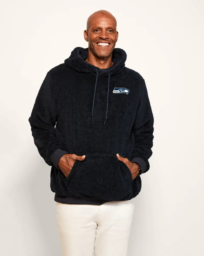 Seattle Seahawks Sherpa Hoodie sold by Jill Martin