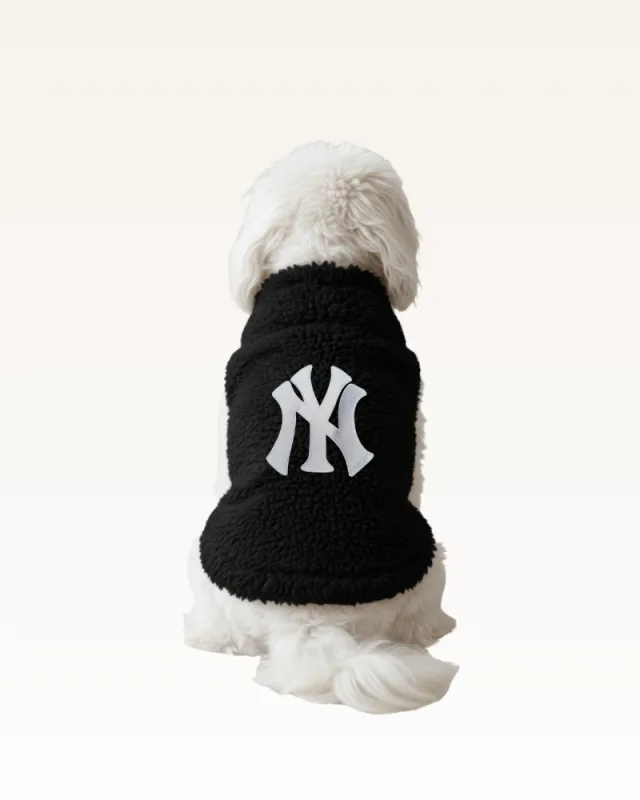 New York Yankees Embroidered Logo Pet Jacket - Black made by Jill Martin