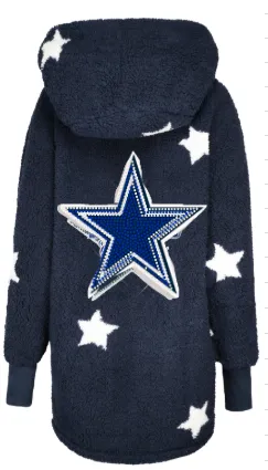 Bedazzled Dallas Cowboys Star Lounger sold by Jill Martin