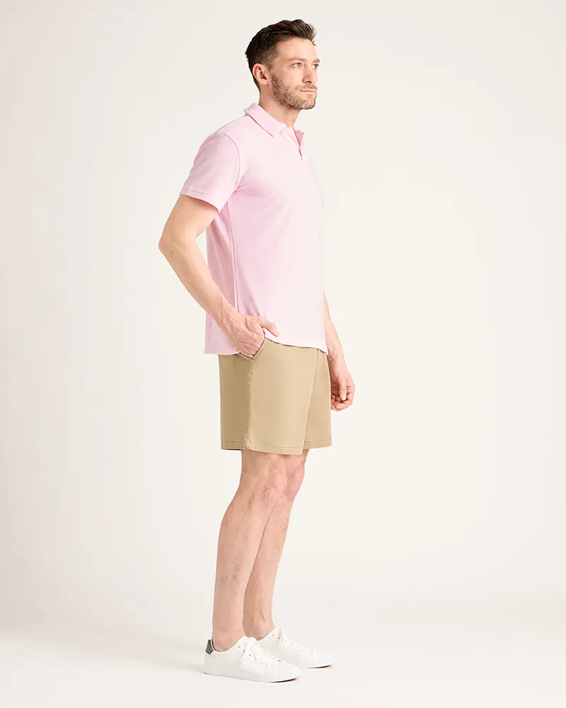 Men's Terry Polo - Pink sold by Jill Martin product image thumbnail 2
