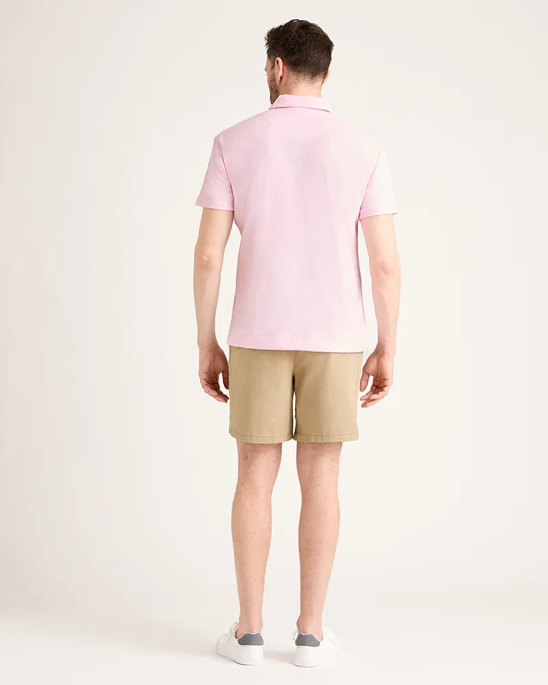 Men's Terry Polo - Pink sold by Jill Martin product image thumbnail 3