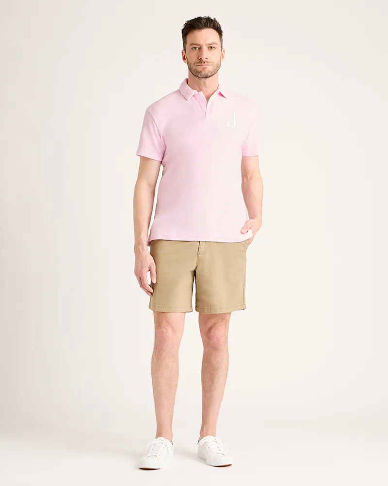 Men's Terry Polo - Pink sold by Jill Martin product image thumbnail 5
