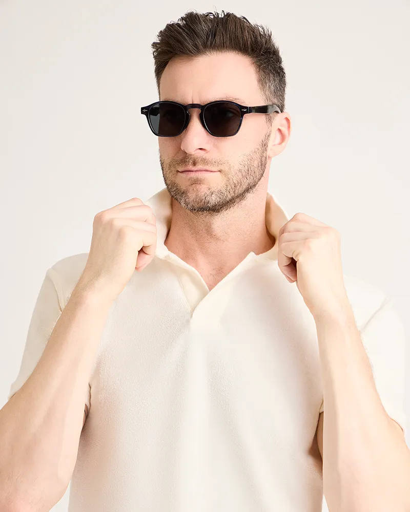 Men's Terry Polo - White sold by Jill Martin product image thumbnail 2