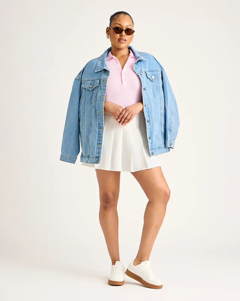 Women's Terry Polo - Pink sold by Jill Martin product image thumbnail 2