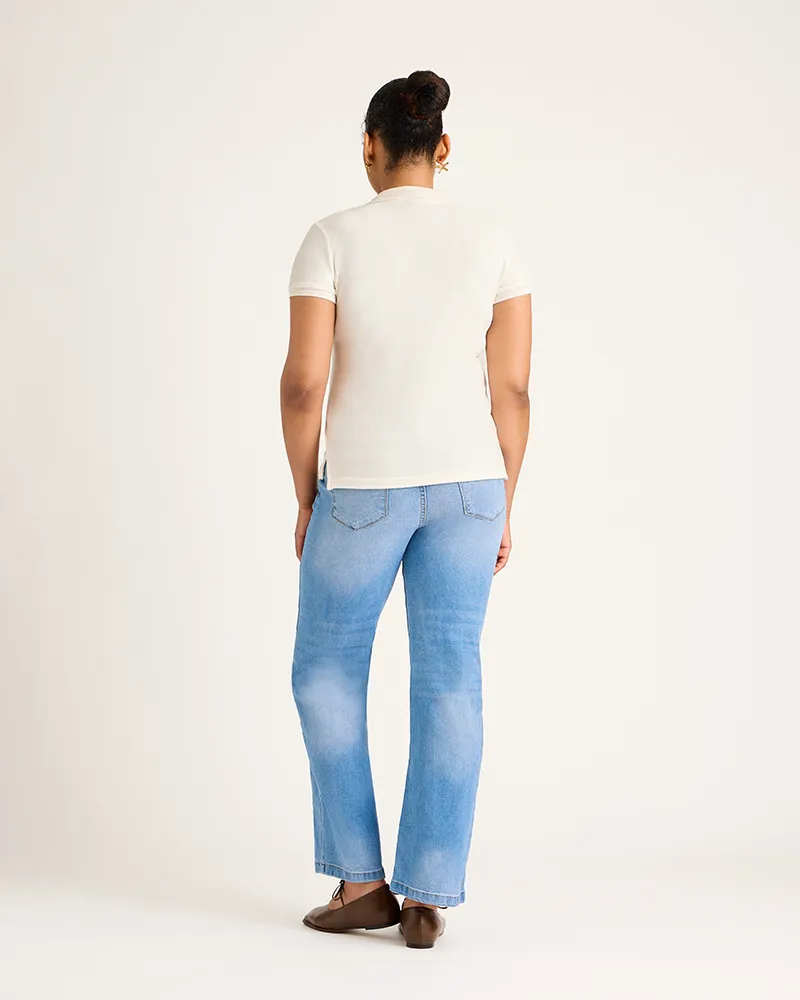 Women's Terry Polo - White sold by Jill Martin product image thumbnail 5