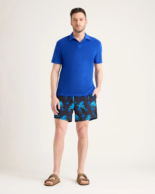Men's Terry Polo - Royal Blue made by Jill Martin