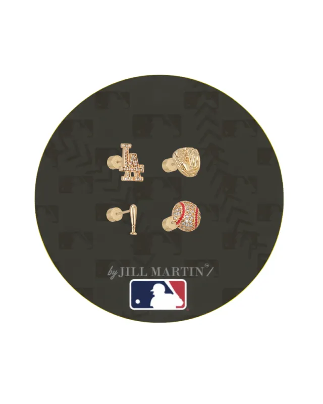 MLB Glam Day Stud 4 Pack made by Jill Martin