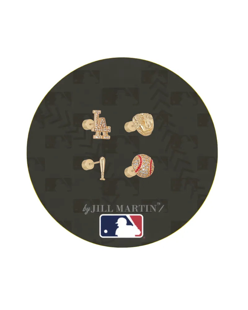 MLB Glam Day Stud 4 Pack sold by Jill Martin