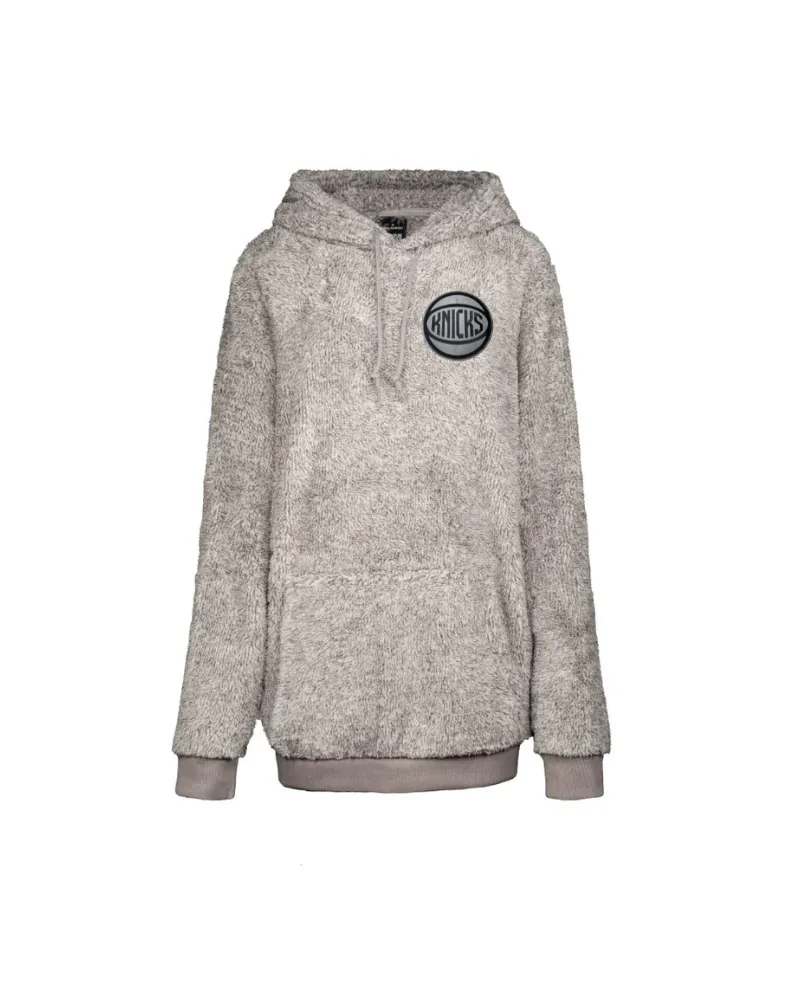 New York Knicks Tonal Logo Unisex Sherpa Hoodie sold by Jill Martin product image thumbnail 3
