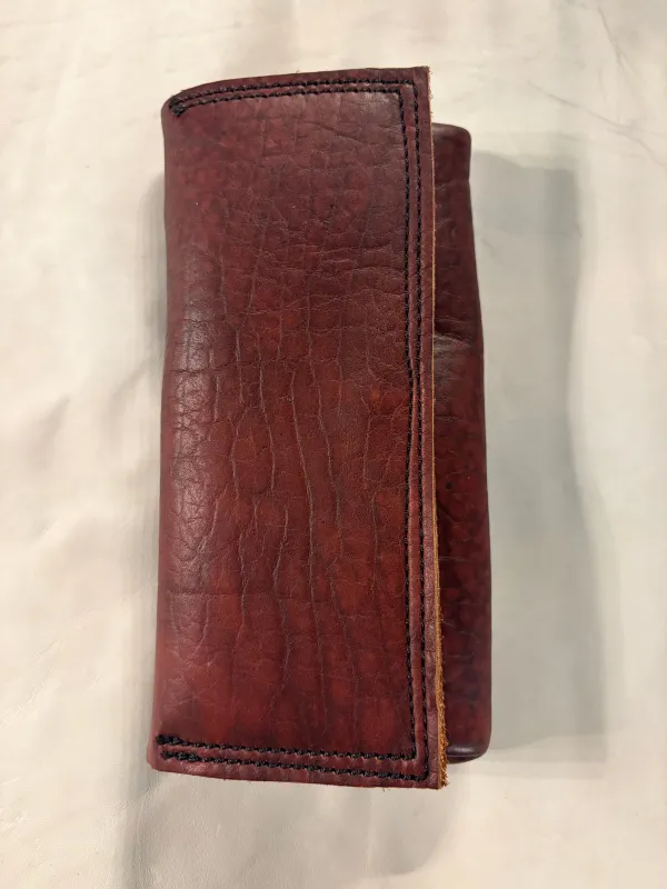 FW25 || WALLET/B\ - OXBLOOD || BISON sold by zam barrett