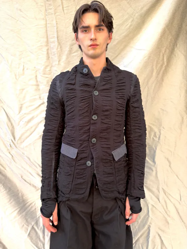 FW25 || CARDIGAN LINED 5 BUTTON BLAZER || 100% LINEN + COTTON sold by zam barrett