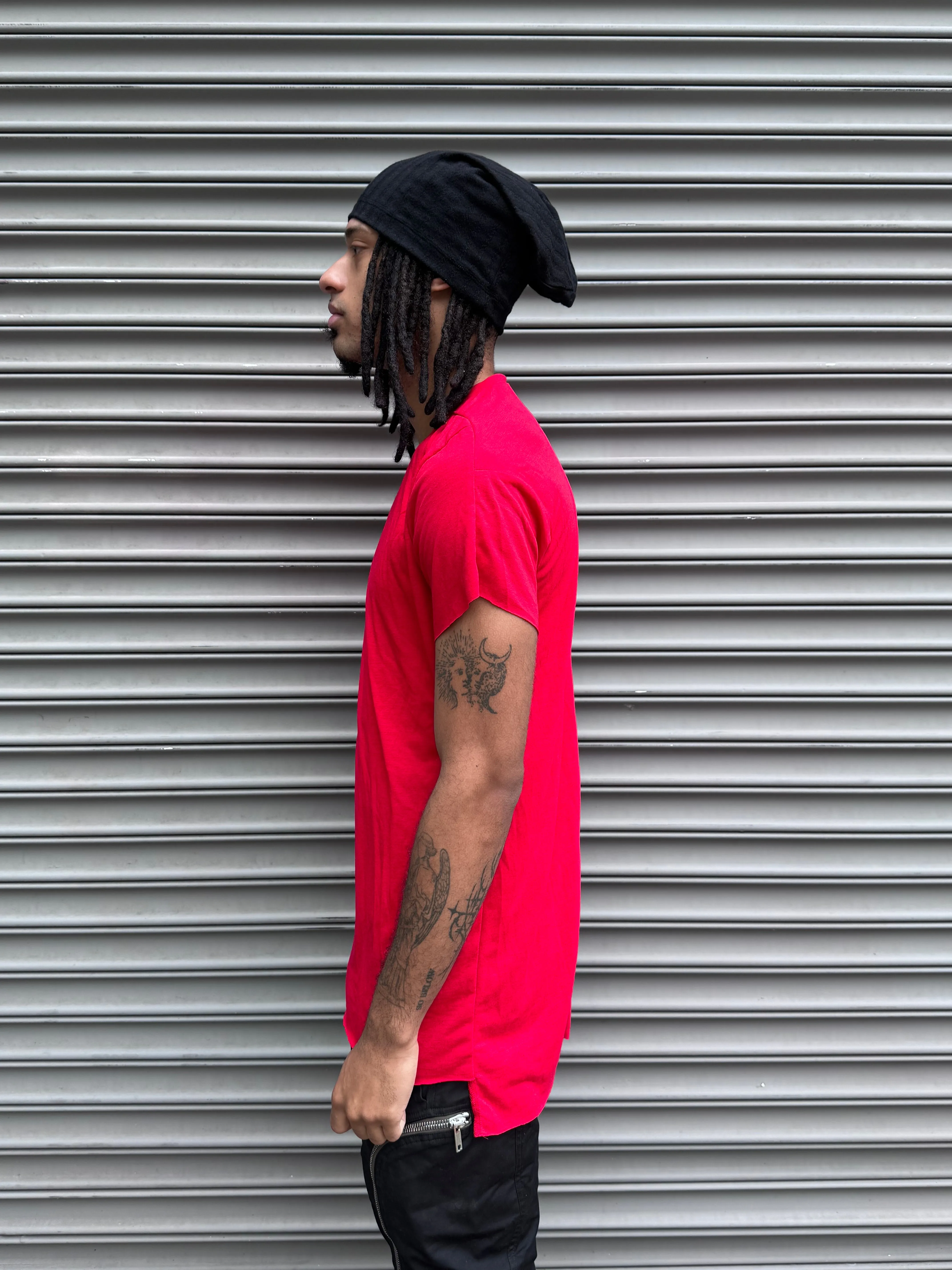 ZBT JAMAICA || SHORT SLEEVE FAULTED SHOULDER || RED sold by zam barrett product image thumbnail 2