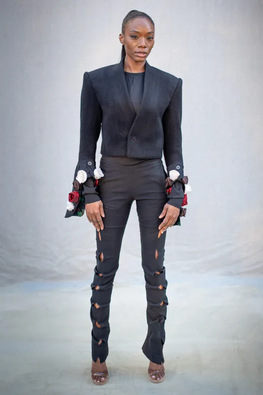 FW24 || SHAWL COLLAR GRACE HEART BLAZER || CASHMERE sold by zam barrett