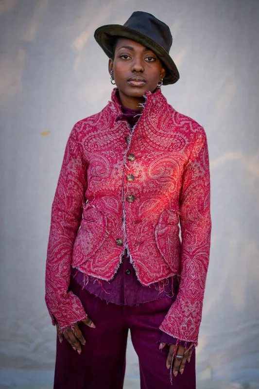 FW24 || PROTOLOGICAL ARCHETYPE BLAZER || BOILED WOOL sold by zam barrett