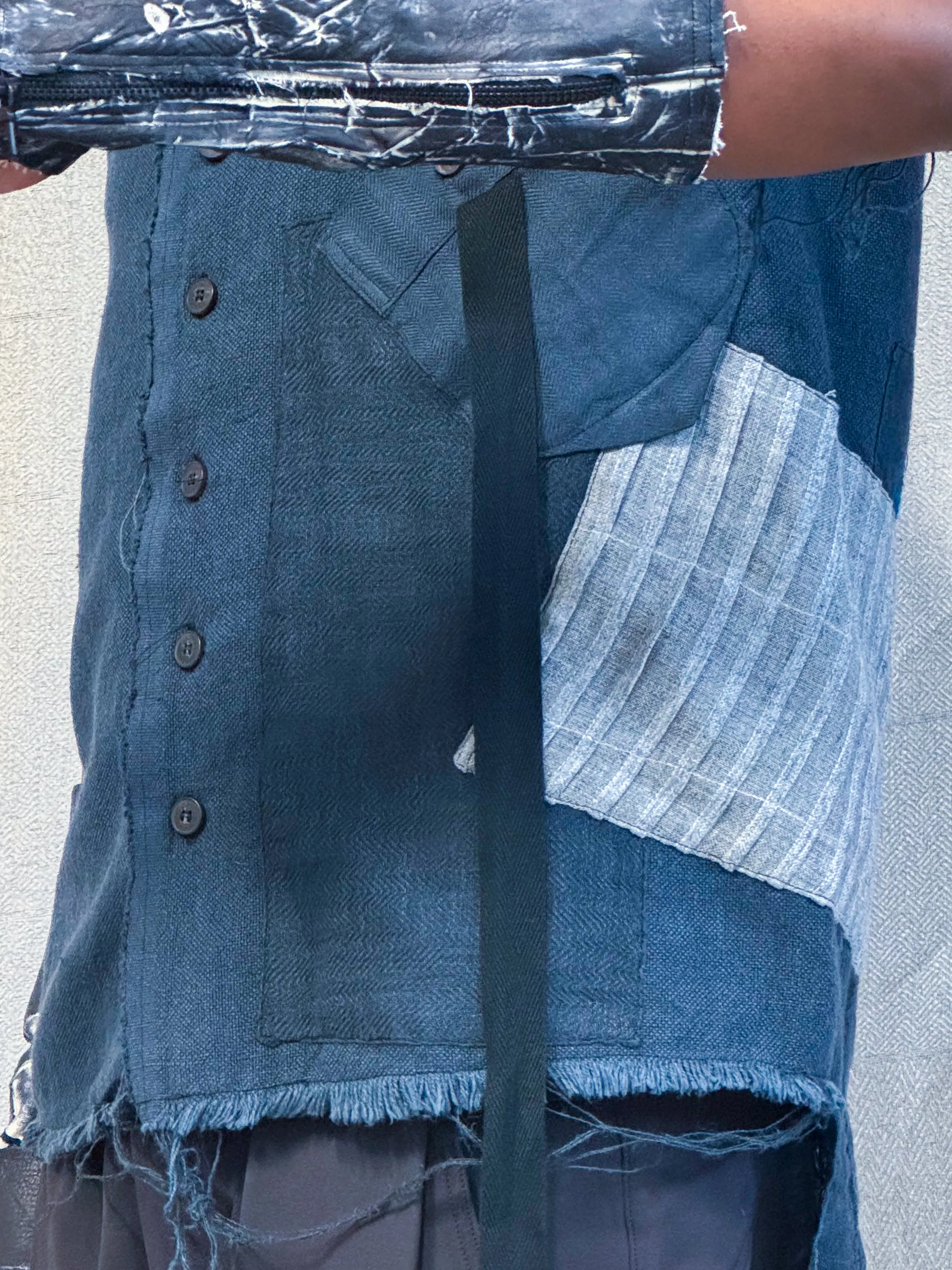 SS24 || PROTOLOGICAL ARCHETYPE POCKET SHORT SLEEVE SHIRT || BLACK sold by zam barrett product image thumbnail 5