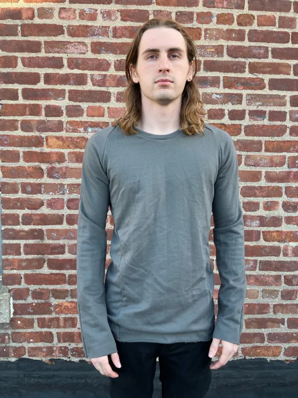 ZBT FW || RAGLAN LS TOP || GREY made by zam barrett