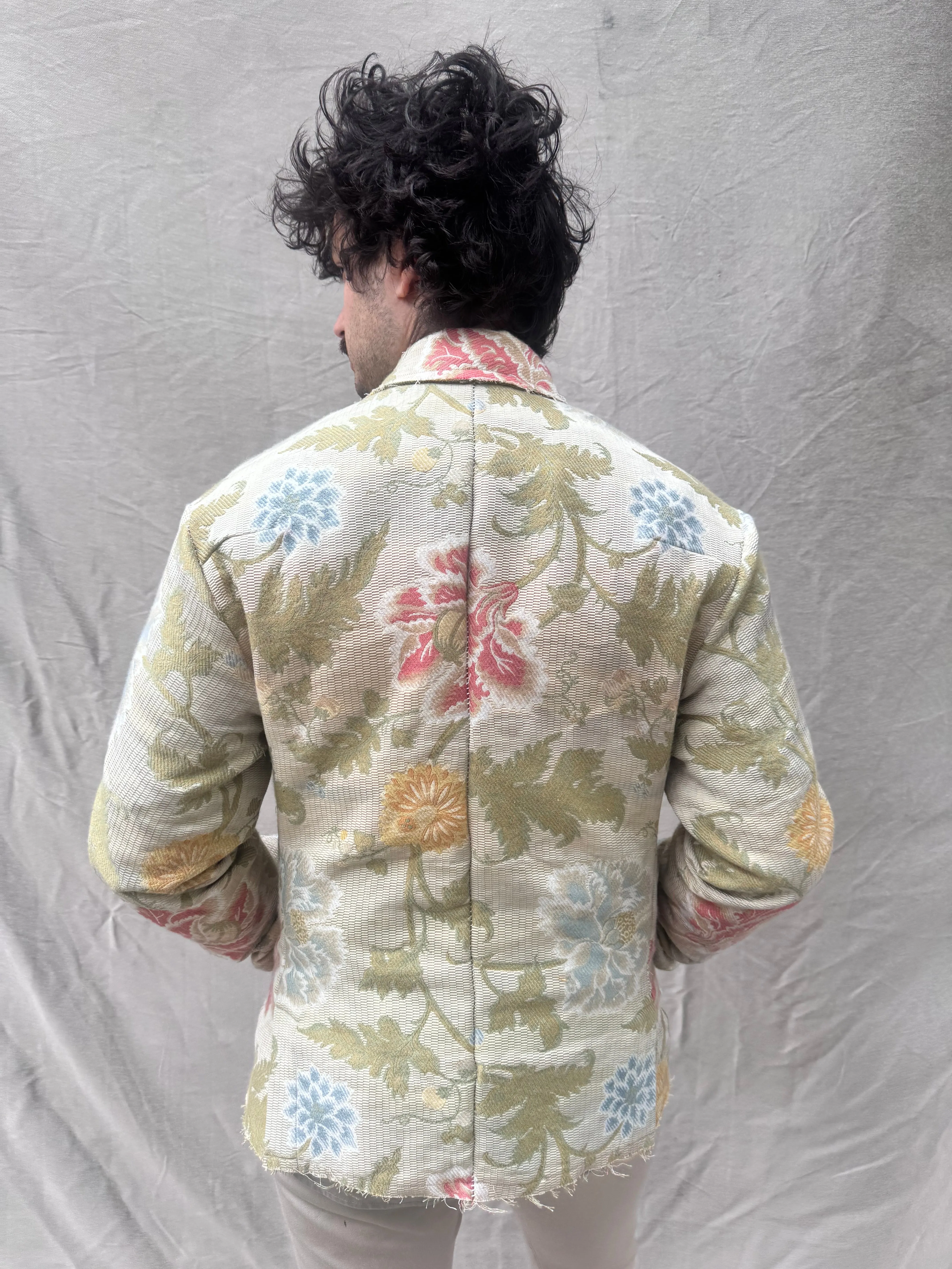 FW25 || PROTOLOGICAL ARCHETYPE TYLER BLAZER || COTTON + SILK BROCADE sold by zam barrett product image thumbnail 5