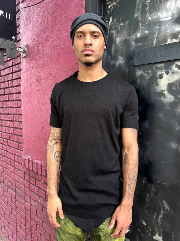 ZBT JAMAICA ||.5 PRIMORDIAL SHORT SLEEVE || BLACK ON BLACK sold by zam barrett