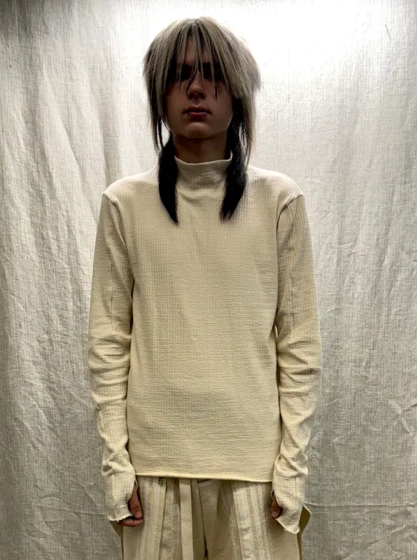 FW24 || GLOVED PRIMORDIAL HIGH NECK TOP || MARL sold by zam barrett