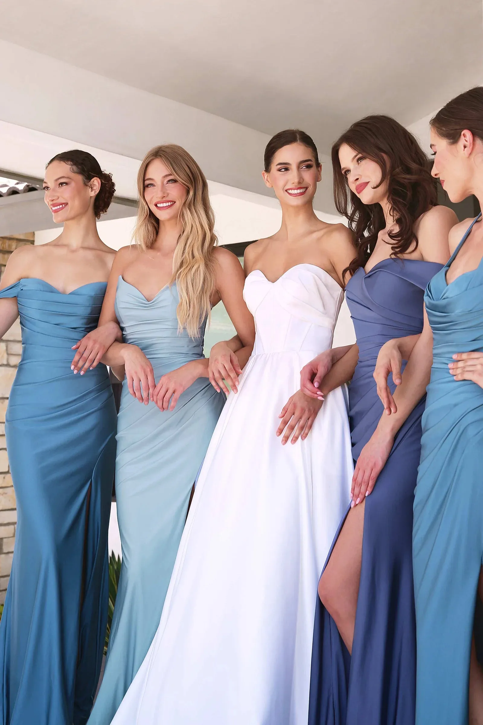 CINDERELLA DIVINE CDS512W Strapless Satin Bridal Ball Gown sold by The Gown Galleria product image thumbnail 5